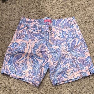 Lilly Pulitzer Pink and Blue Women Shorts